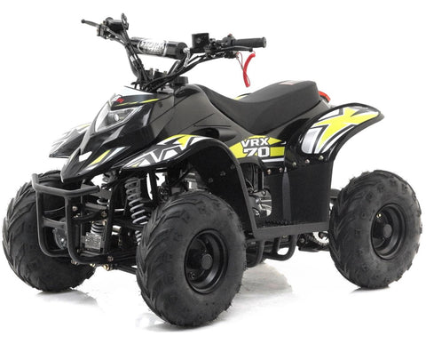 Kids 70cc Automatic VRX70 quad Bike- Black