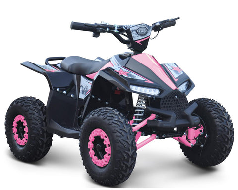 Renegade Ranger 1100w 48v Electric Kids Quad Bike- Pink