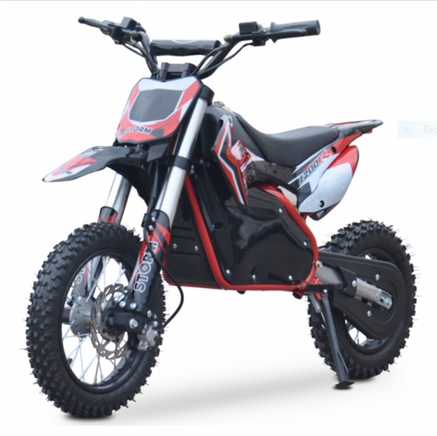 Storm Buggies Kids 1200w 48v Electric Dirt Bike 12/10 - Red