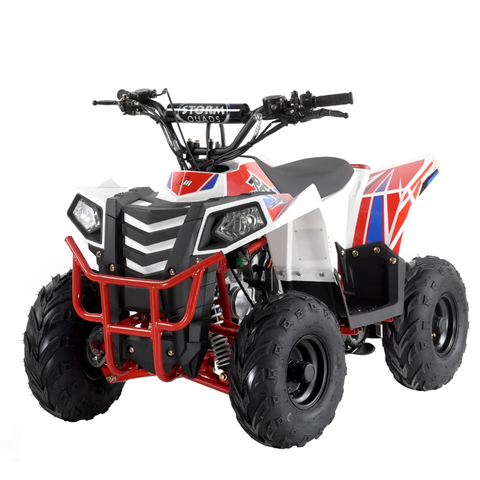 Storm Buggies Commander 70cc Kids Quad Bike - White