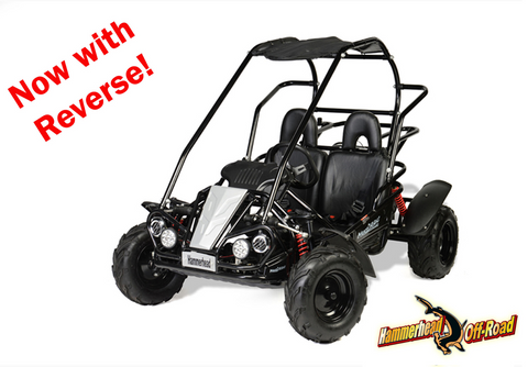 Storm Buggies Hammerhead Mudhead™ Reverse 208R Kids Off Road Buggy - Black