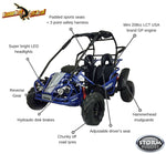 Storm Buggies Hammerhead Mudhead™ Reverse 208R Kids Off Road Buggy -Blue